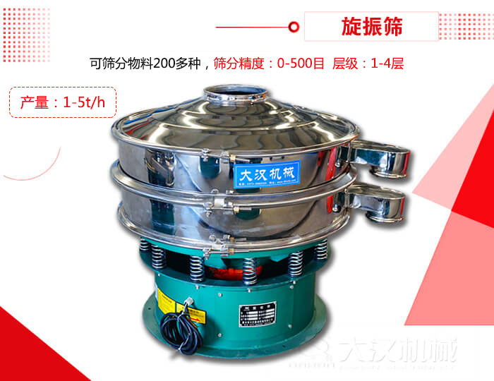 旋振篩可以特殊定制有：材質(zhì)方面包括：碳鋼，不銹鋼，全不銹鋼層級(jí)方面包括：?jiǎn)螌?，雙層，三層，四層等